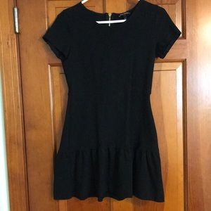 Juicy Couture black ruffle dress